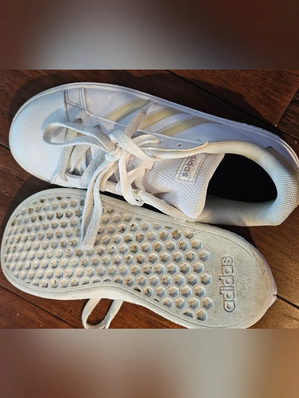 adidas white kids